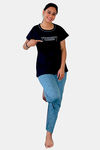 Sweetmoon Plus Size Loungewear - Black — thumbnail 1